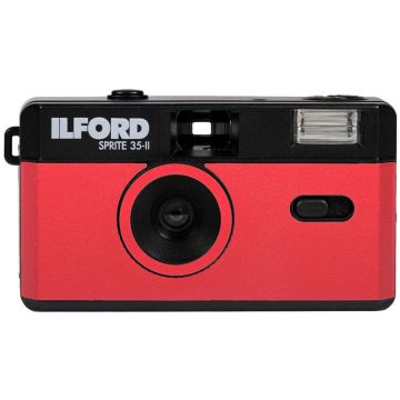 Ilford Sprite 35-II, melns/sarkans