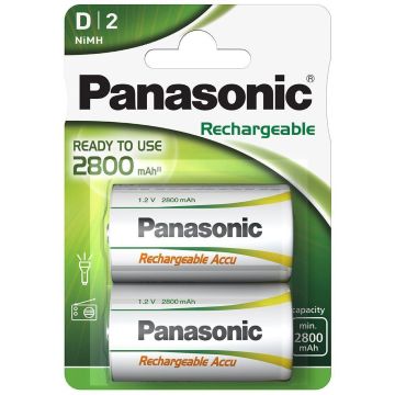 Panasonic uzlādējams akumulators NiMh 2800mAh P20P/2B