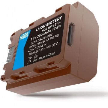 Newell aizstājējs akumulators NP-FZ100 USB-C Sony kamerām