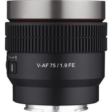 Samyang V-AF 75mm T1.9 Sony FE objektīvs