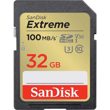 SanDisk Extreme SDHC 32GB UHS-I C10 U3 V30