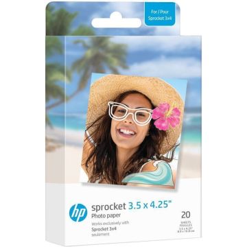 HP Sprocket Zink papīrs Sprocket 3x4 20-pak 3,5x4,25