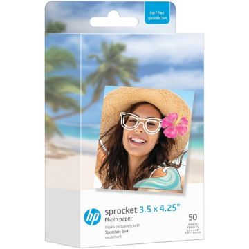 HP Sprocket Zink papīrs Sprocket 3x4 50-pack 3,5x4,25