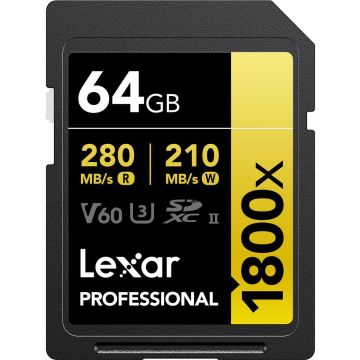 Lexar Pro SDXC U3 64GB atmiņas karte