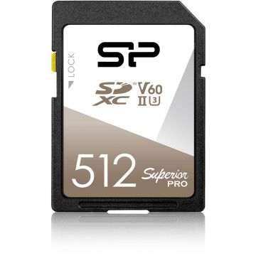 Silicon Power SDXC 512GB atmiņas karte Superior Pro 280MB/s V60 UHS II