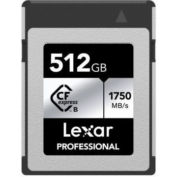 Lexar CFexpress Pro sudrabs Serie R1750/W1300 512GB