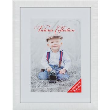 Fotoattēla rāmis Smiltis 30x40, balts (VI2451)