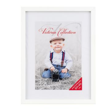 Cubo fotogrāfijas rāmis 30x40, balts (VF2274)