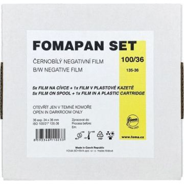 Foma filma Fomapan 100/36 Komplekts 6 filmas + kasete