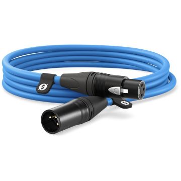 Rode XLR kabelis 3m, zils