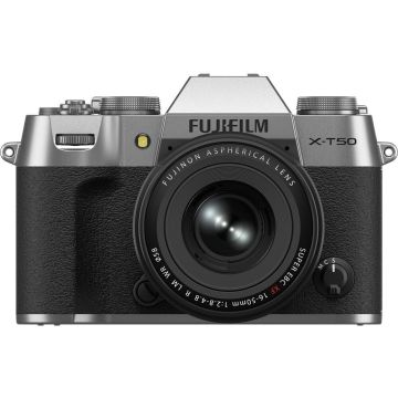 Fujifilm X-T50 + 16-50mm, sudrabs