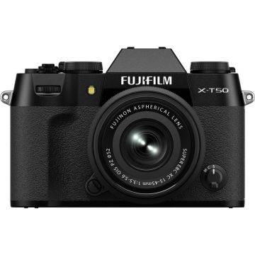 Fujifilm X-T50 + 15-45mm, melns