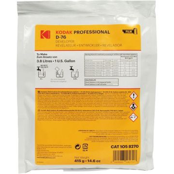 Kodak D-76 filmas izstrādes pulveris 3,8L šķīduma izveidošanai