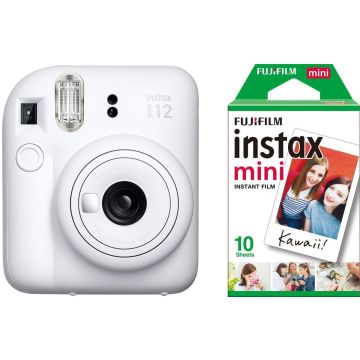 Fujifilm Instax Mini 12, clay white + filma