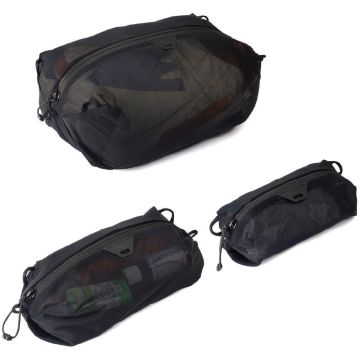 Peak Design Ultralight Mesh Packing Cube Bundle XXS-S, melns
