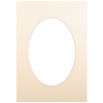 Pasparte 30x40, biskvīts ovāls