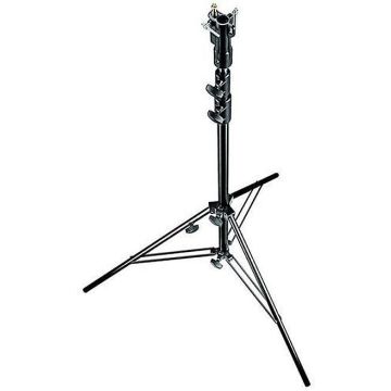 Manfrotto 007BU ALU-SENIOR Light Stand with Leveling Leg Black 315 cm