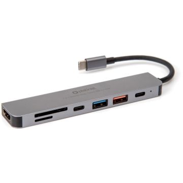 Platinet adapteris Multimedia 7in1 (45985)