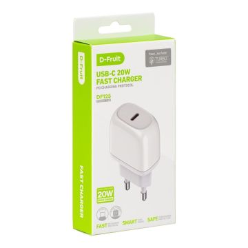 D-Fruit lādētājs 20W USB-C DF125