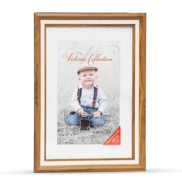 Fotogrāfijas rāmis Action 2 15x21, brūns/balts