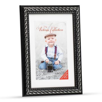 Fotogrāfijas rāmis Action 4 10x15, melns/sudrabs