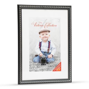 Fotogrāfijas rāmis Action 4 21x29,7, melns/sudrabs