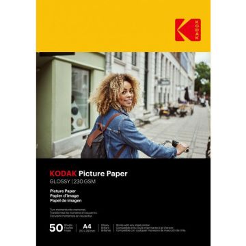 Kodak Fotopapīrs A4 Spīdīgs 230g 50 Loksnes
