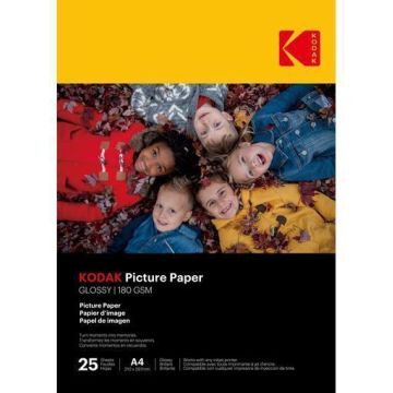 Kodak fotogrāfijas papīrs A4 glancēts 180g 25 lapas