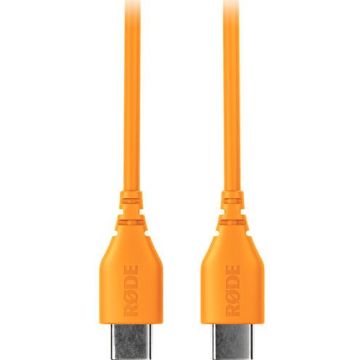 Rode kabelis SC22 USB-C - USB-C 30cm, oranža