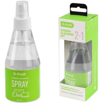 D-Fruit ekrāna tīrīšanas komplekts DF113 200ml