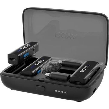 Boya BOYALINK V2.0 - 2.4G mini bezvadu mikrofons kamerai, Android, iOS ierīcēm