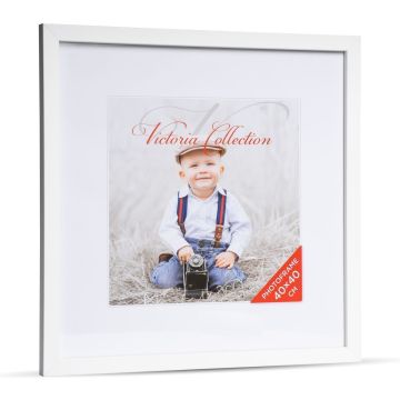 Fotogrāfiju rāmis Cubo 40x40, balts (VF2274)