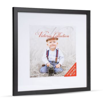 Fotogrāfijas Rāmis Cubo 40x40, Melns (VF2275)