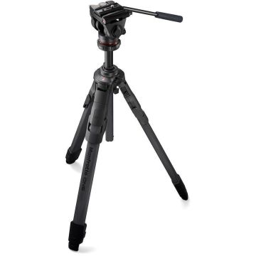 Manfrotto statīva komplekts MKONEC-500X ONE oglekļa šķiedra ar 500X šķidro galvu