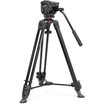 Manfrotto statīvu komplekts MVK500XAM 500X & Twin Leg video alumīnija komplekts