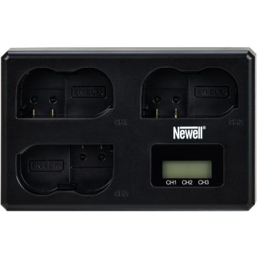 Newell TT-USB-C trīskāršā kanāla lādētājs priekš EN-EL15 priekš Nikon