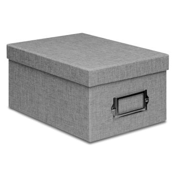 Foto kaste 10x15/700 Canvas, pelēka