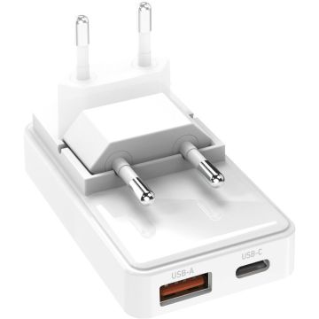 SBS lādētājs Flexi USB/USB-C 20W