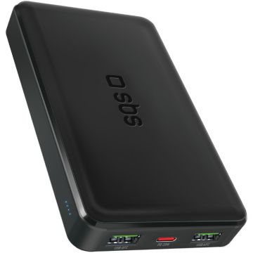 SBS akumulators PD20 10000mAh, melns