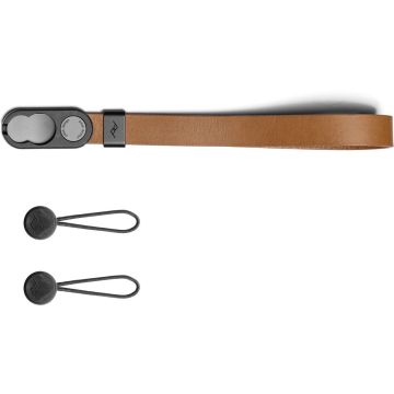 Peak Design ristiņa siksna Cuff Leather, gaiši brūna