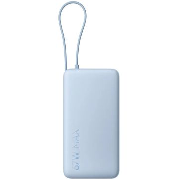 Xiaomi enerģijas banka 67W 20000mAh, ledus zils