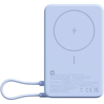 Xiaomi strāvas banka 33W magnētiska 10000mAh, zila