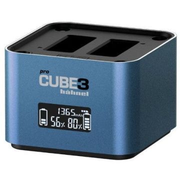 Hähnel ProCube 3 Twin dubultais lādētājs paredzēts Panasonic