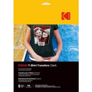 Kodak T-krekla pārsūtījumi Dark A4 5 loksnes
