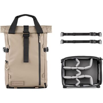 WANDRD PRVKE 21L Yuma Tan fotogrāfijas komplekts V4
