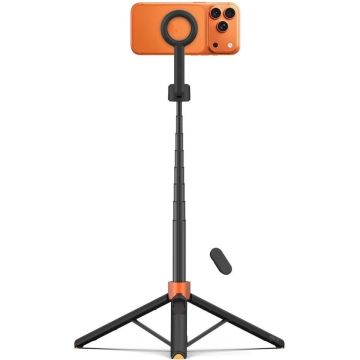 Tech-Protect Selfiju Nūja Statīvs L10S, Oranža/Melna