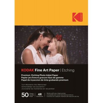 Kodak photo paper 10x15cm Fine Art Paper Etching 210g 50 sheets