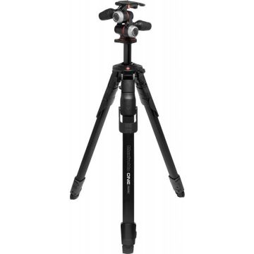 Manfrotto MKONEPA-3W ONE Photo alumīnija statīva komplekts ar XPRO 3-virzienu galvu