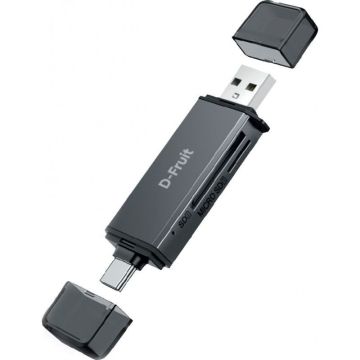 D-Fruit DF188 USB-C/USB-A memory card reader