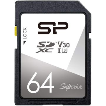Silicon Power memory card SDXC 64GB Superior V30